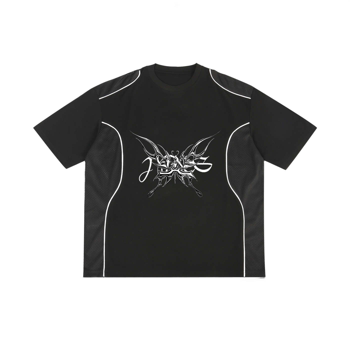 Chou Piped Panel T-Shirt